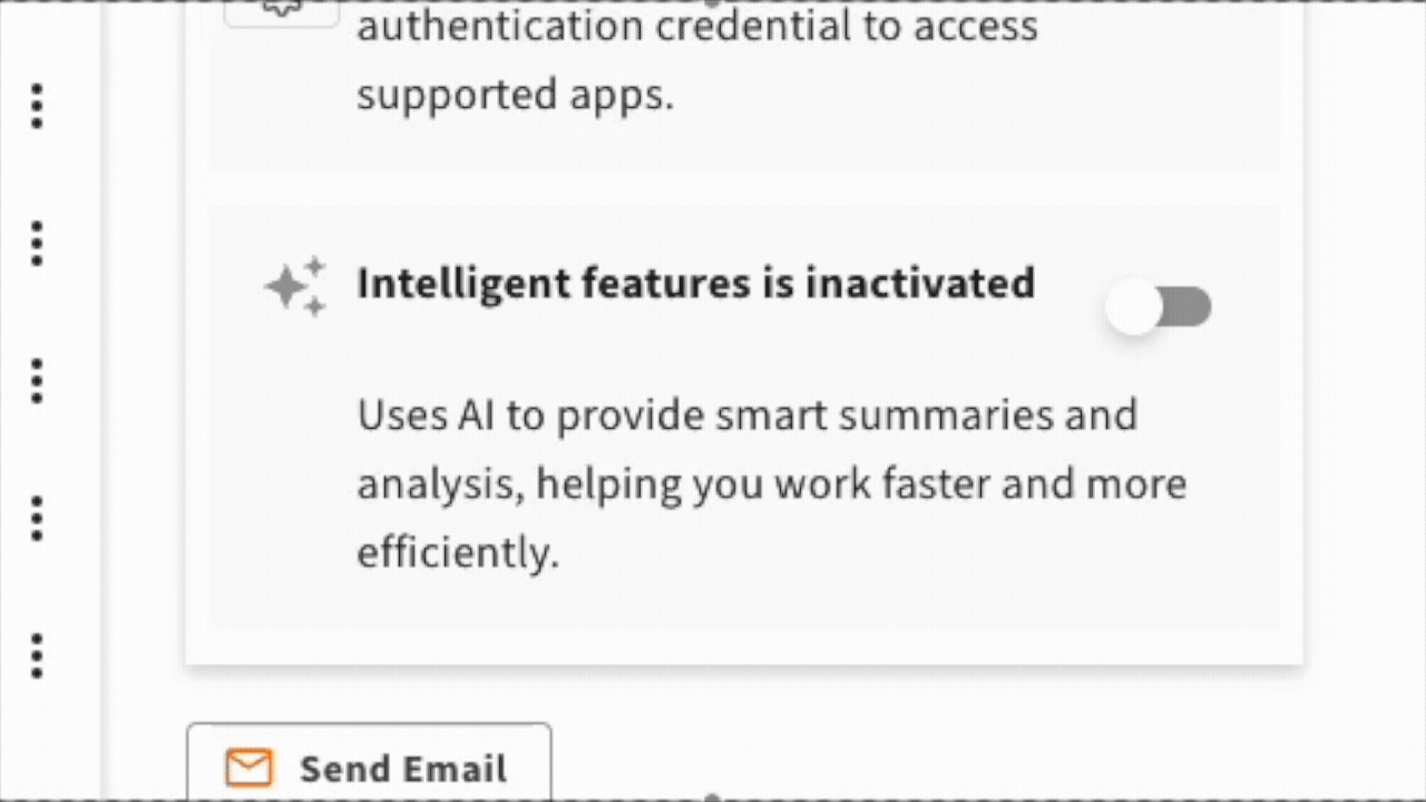 Activating AI features