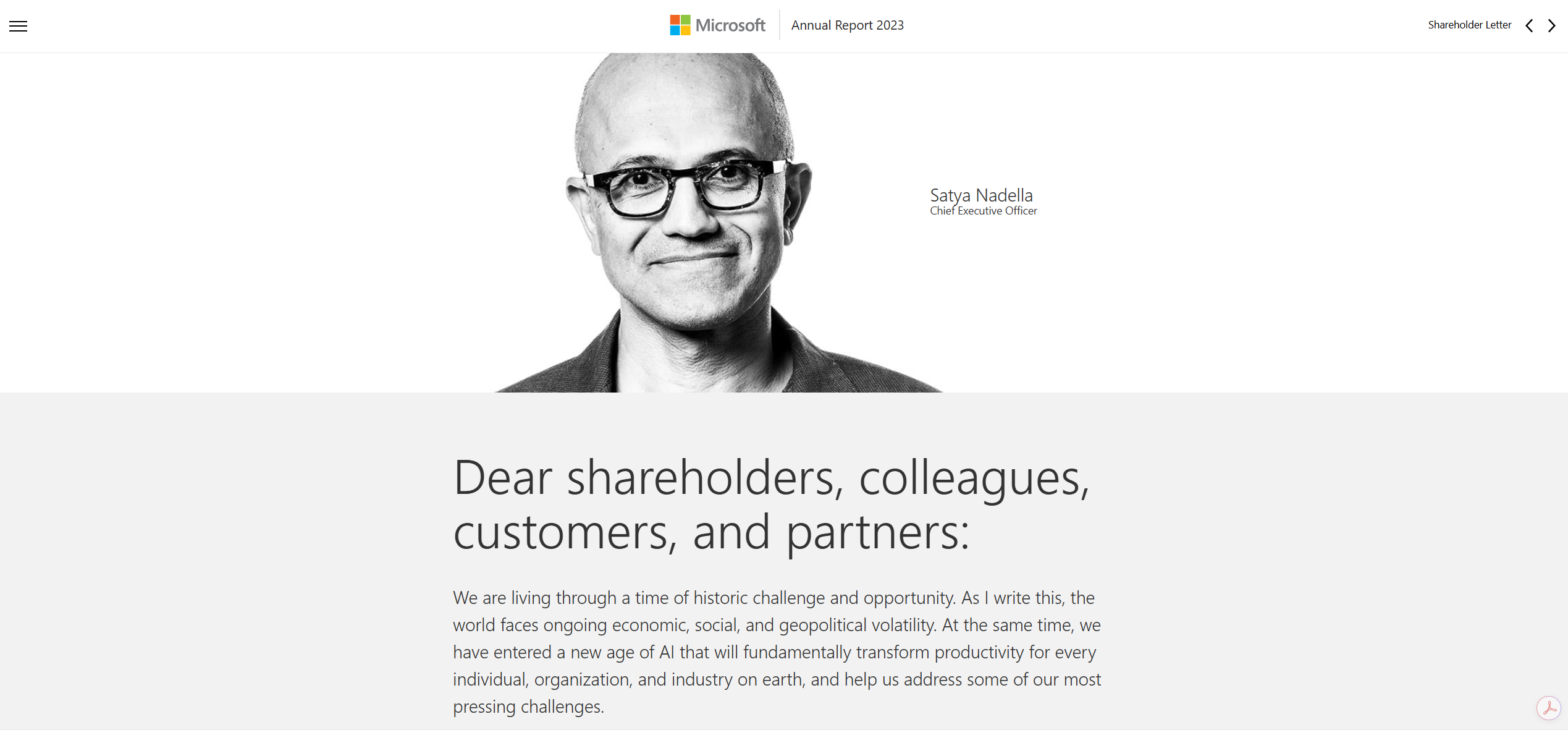 microsoft annual report 2023