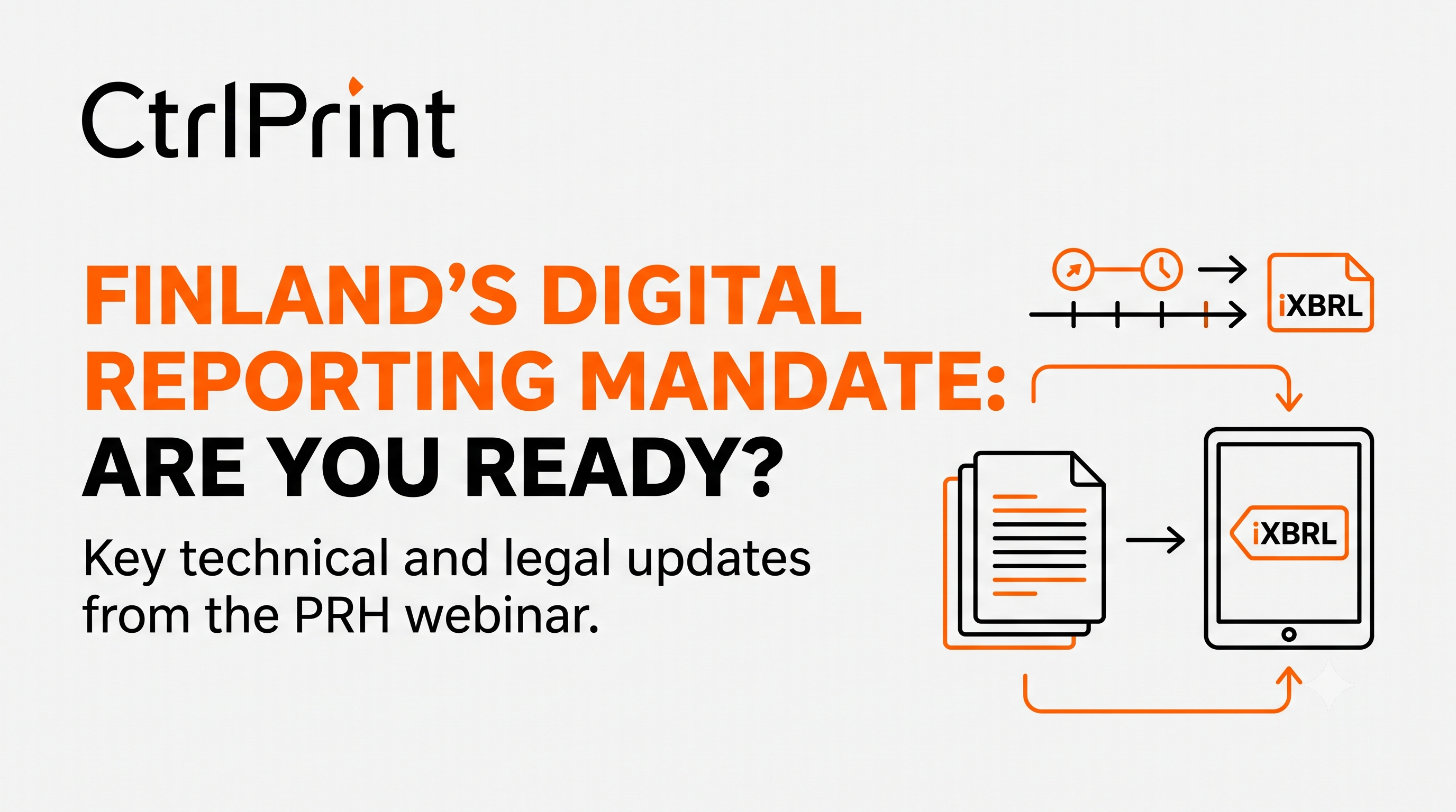Finland digital reporting update: PRH mandate, what you need to know